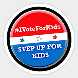 VOTE FOR KIDS Sticker